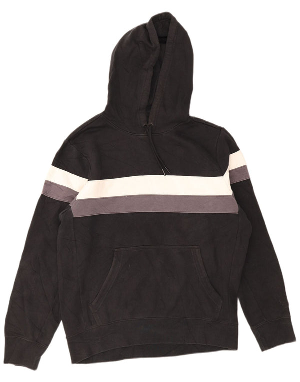 Nike Herre hættetrøje Jumper Medium Sort Colourblock Bomuld