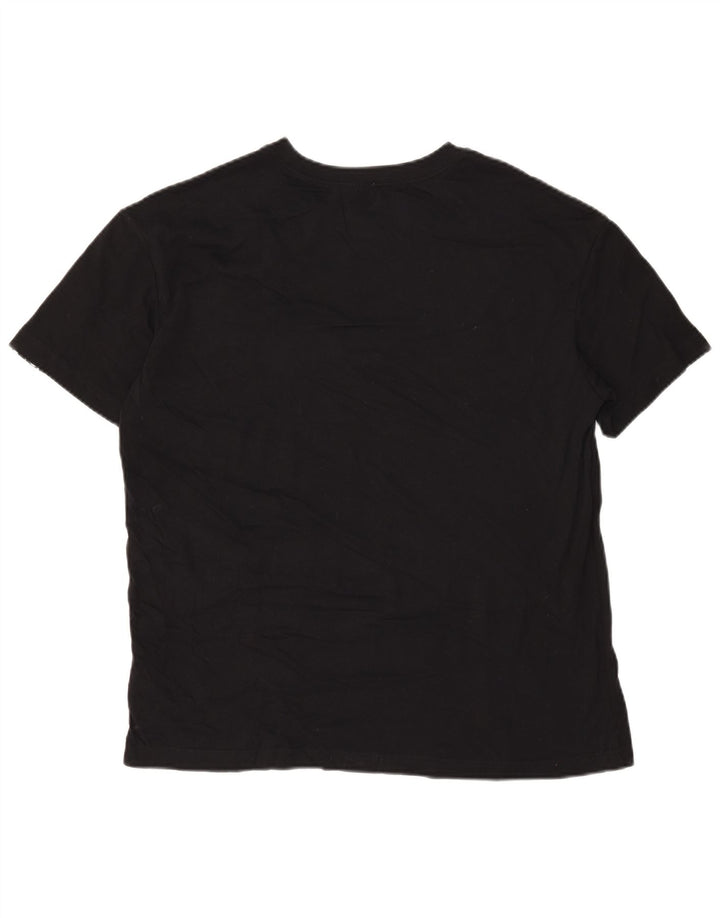 Nike Mens Graphic T-Shirt Top Medium Black Cotton