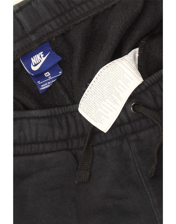 Nike Mens Tracksuit Trousers Joggers Medium Black Cotton