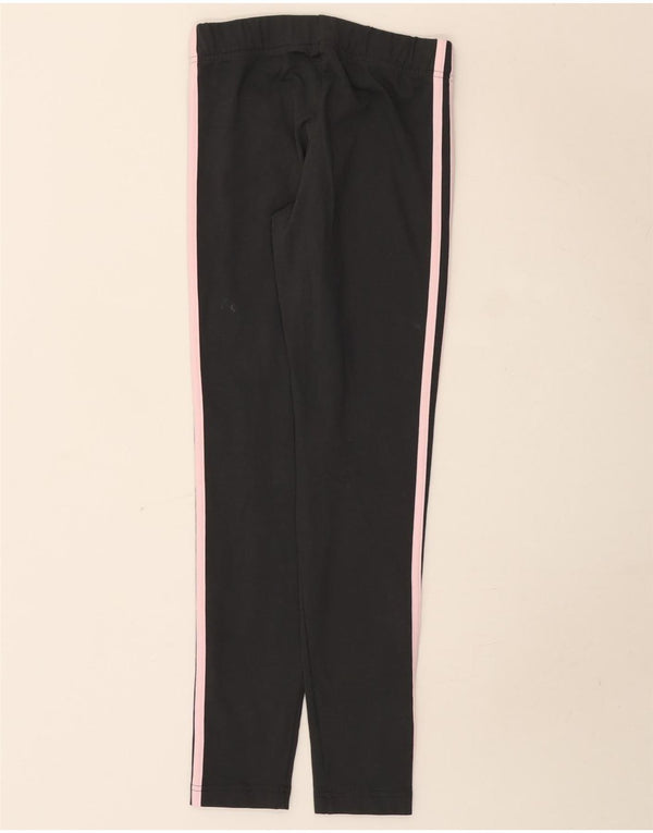 Leggings Adidas Bambina 13-14 Anni Cotone Nero