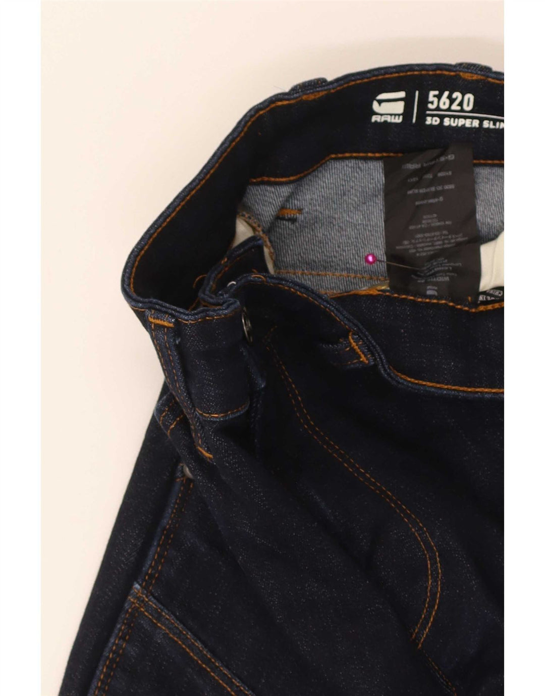 G-Star Womens 3D Arc Super Slim Jeans W29 L32 Navy Blue