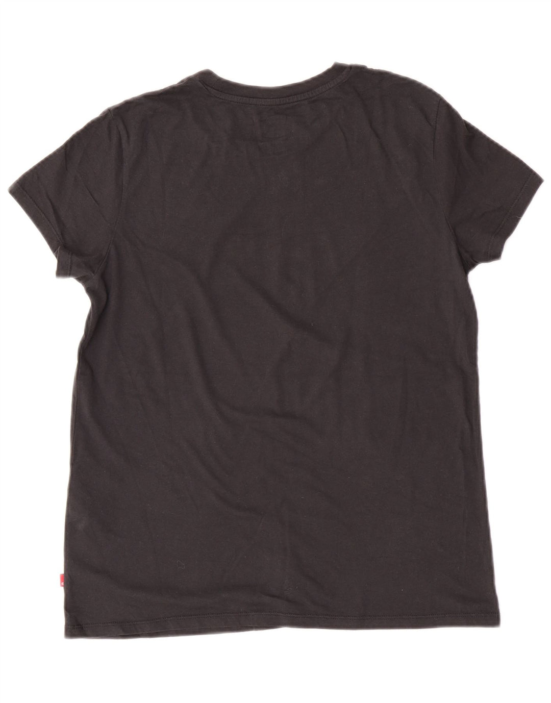Levi's Womens Graphic T-Shirt Top UK 14 Medium Black Cotton