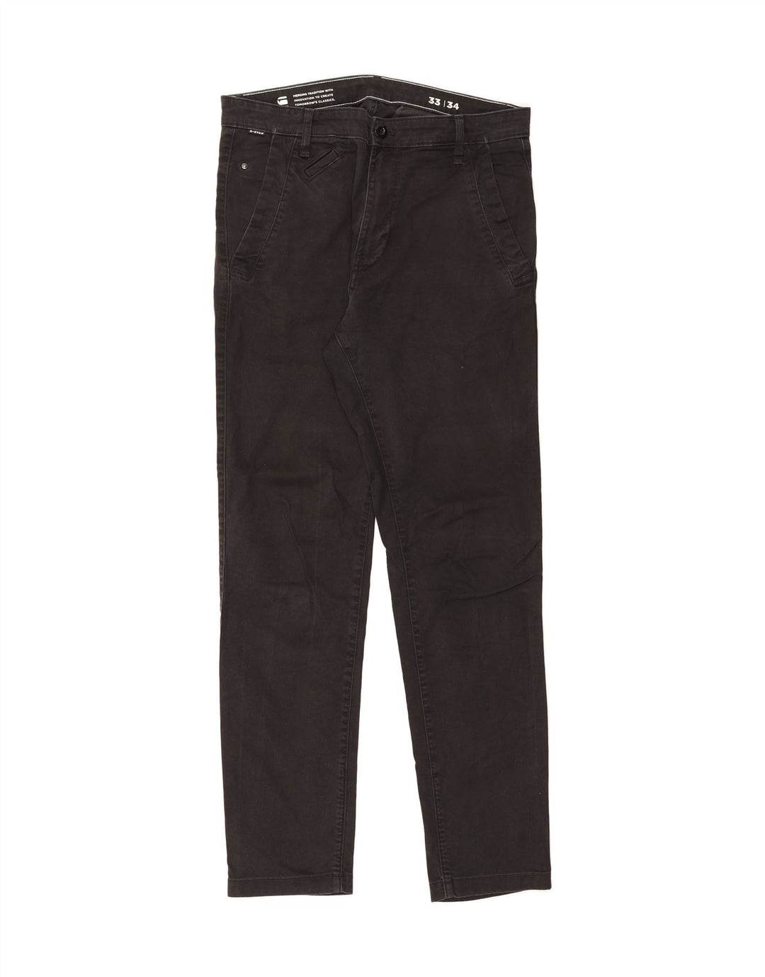 G-STAR Mens Slim Jeans W33 L34 Black Cotton Vintage G-Star and Second-Hand G-Star from Messina Hembry 