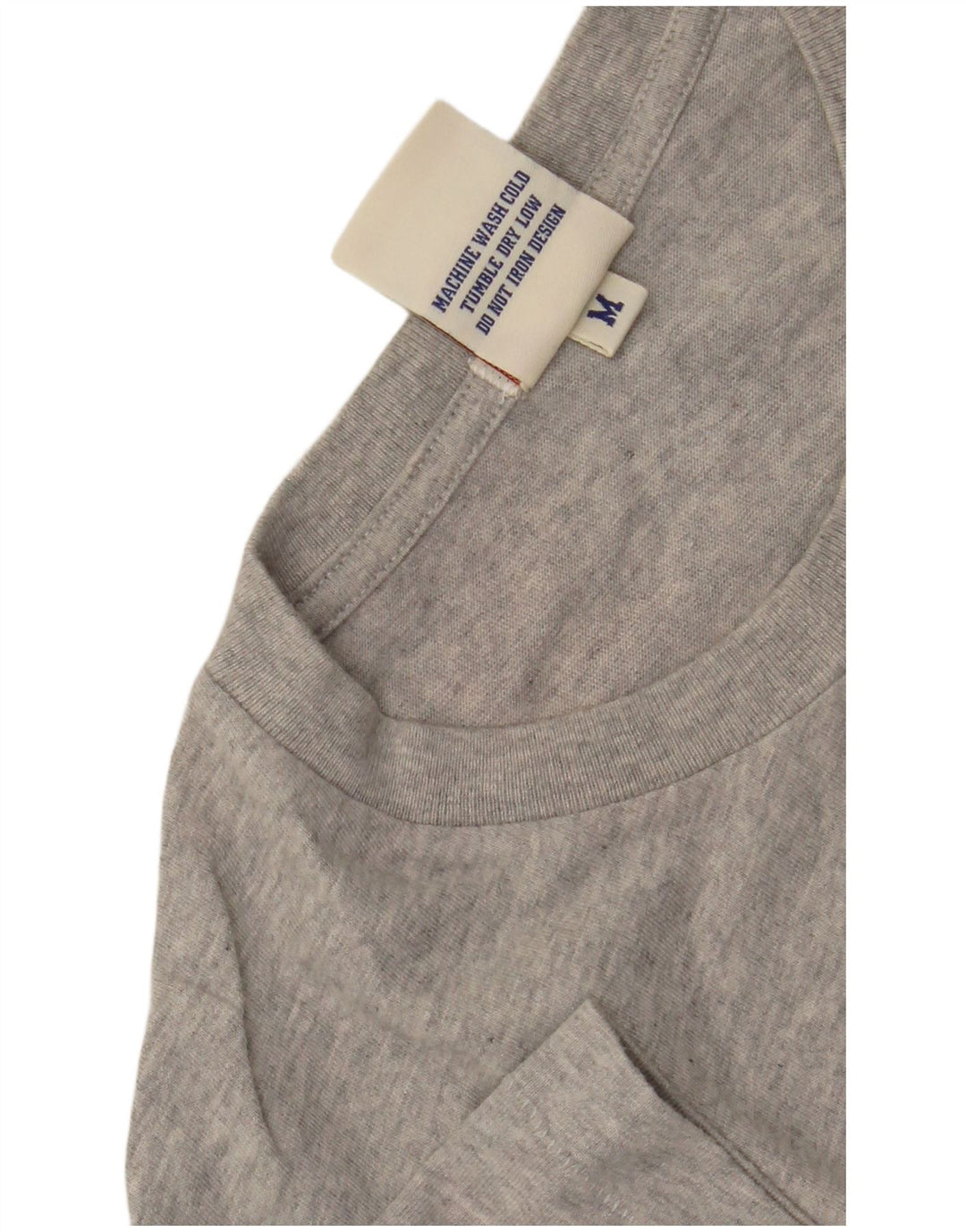 Franklin Marshall Mens Graphic T-Shirt Top Medium Grey Cotton