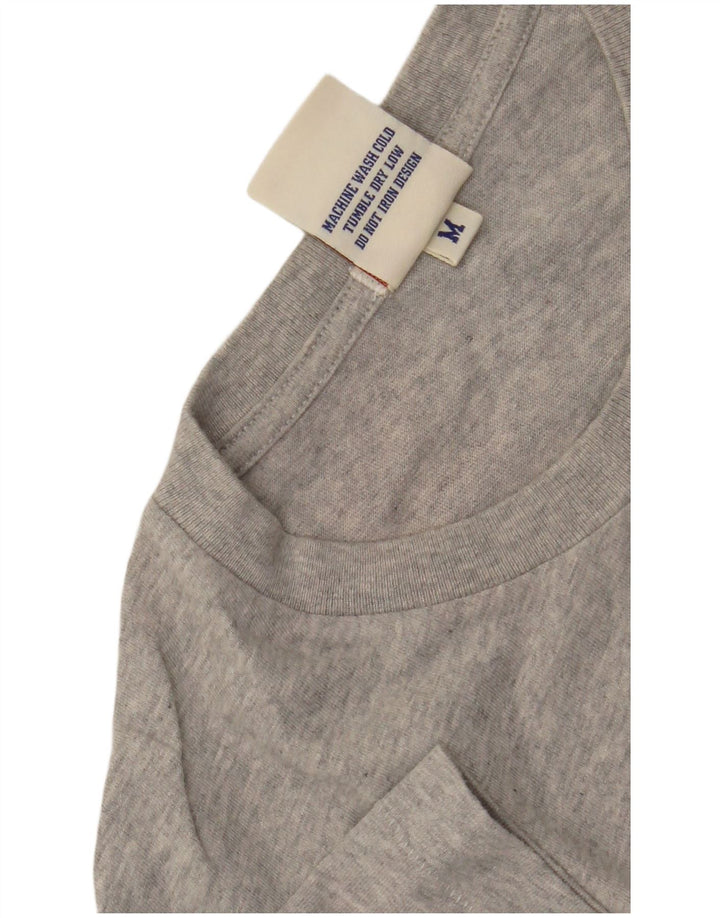 Franklin Marshall Mens Graphic T-Shirt Top Medium Grey Cotton