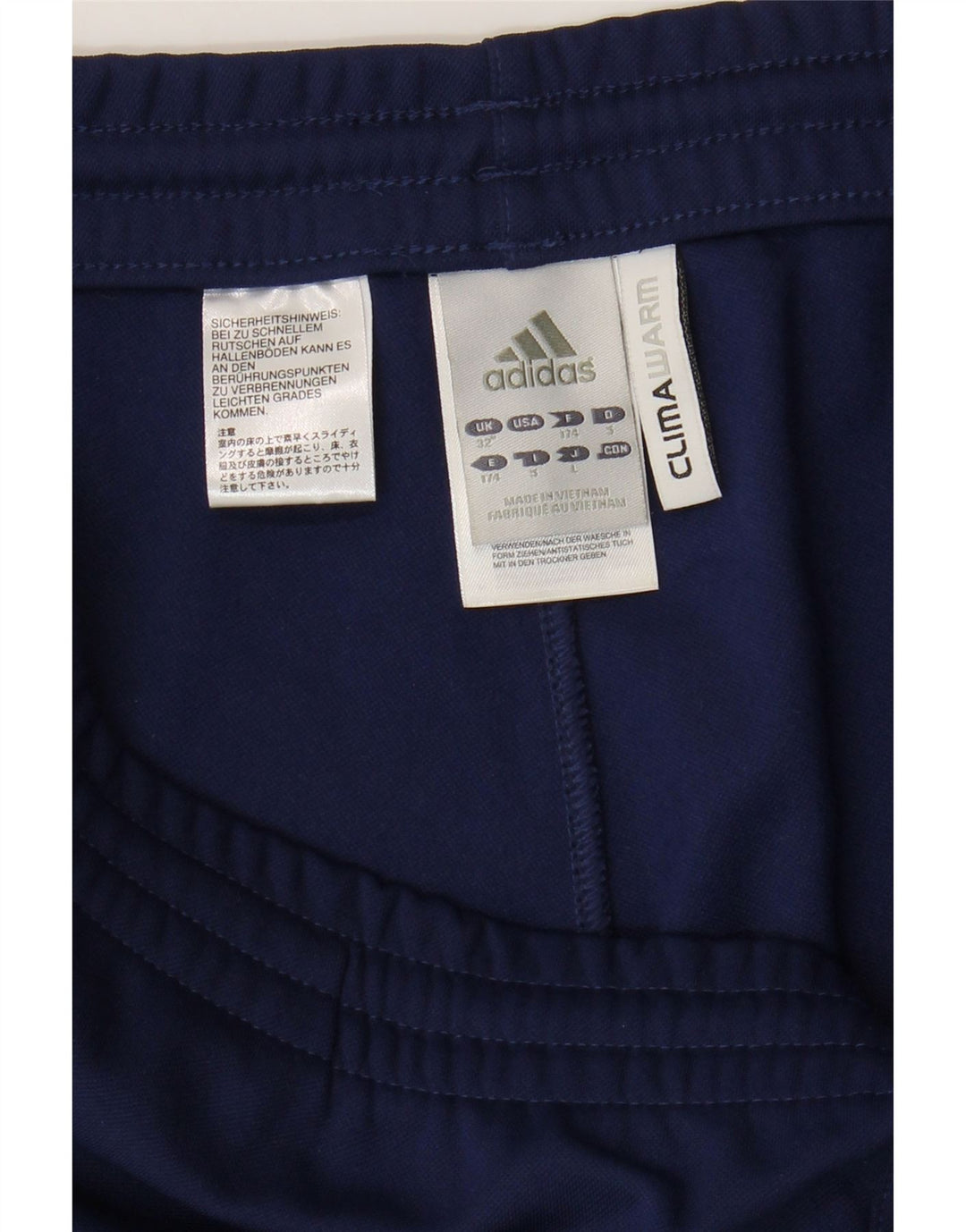 Adidas Mens Climawarm Tracksuit Trousers Joggers Medium Navy Blue