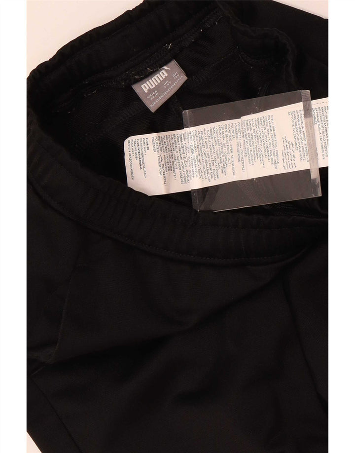 Pantaloni della tuta da ragazzo Puma 7-8 anni in poliestere nero