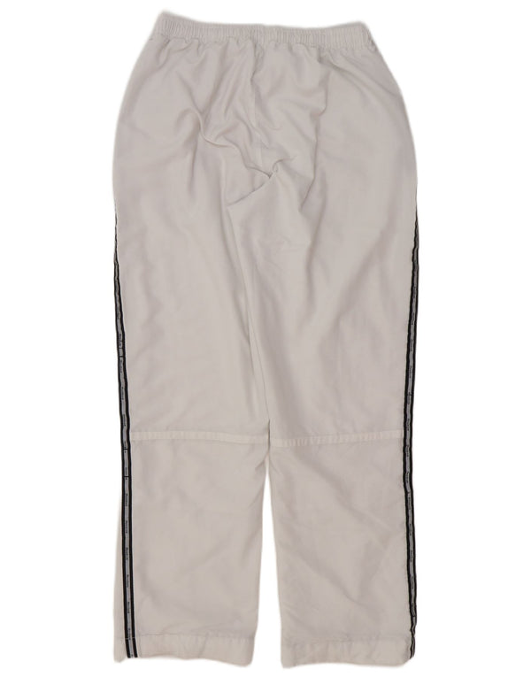 Reebok Mens Graphic Tracksuit Trousers Medium  White Colourblock Polyester