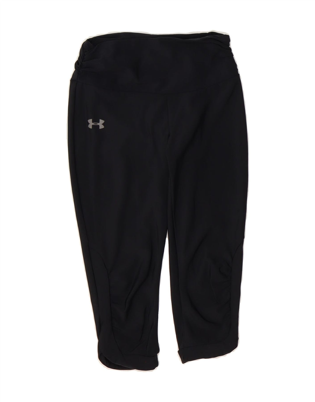 UNDER ARMOUR Womens Capri Leggings UK 10 Small Black Nylon Vintage Under Armour and Second-Hand Under Armour from Messina Hembry 