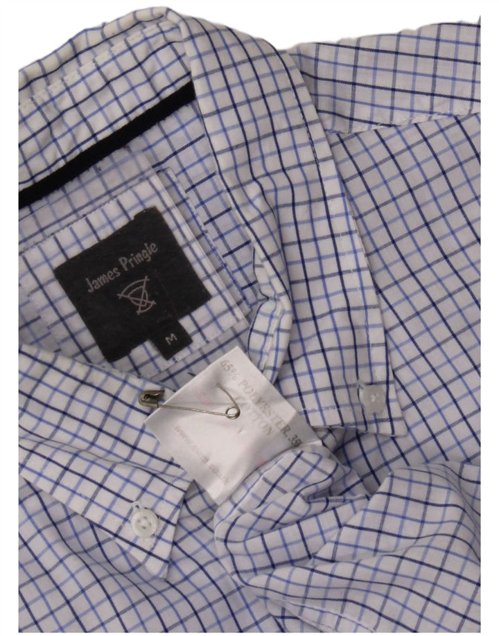 JAMES PRINGLE Herreskjorte Medium Blue Ternet polyester