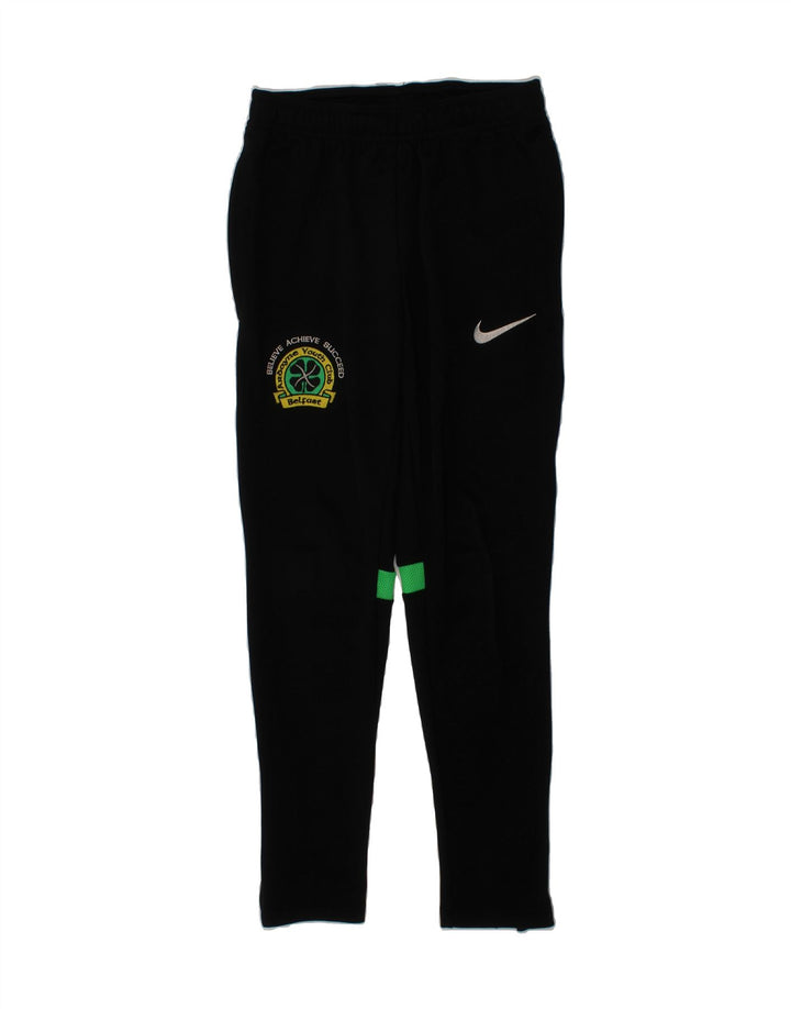 NIKE Boys Tracksuit Trousers 10-11 Years Medium  Black Colourblock Vintage Nike and Second-Hand Nike from Messina Hembry 