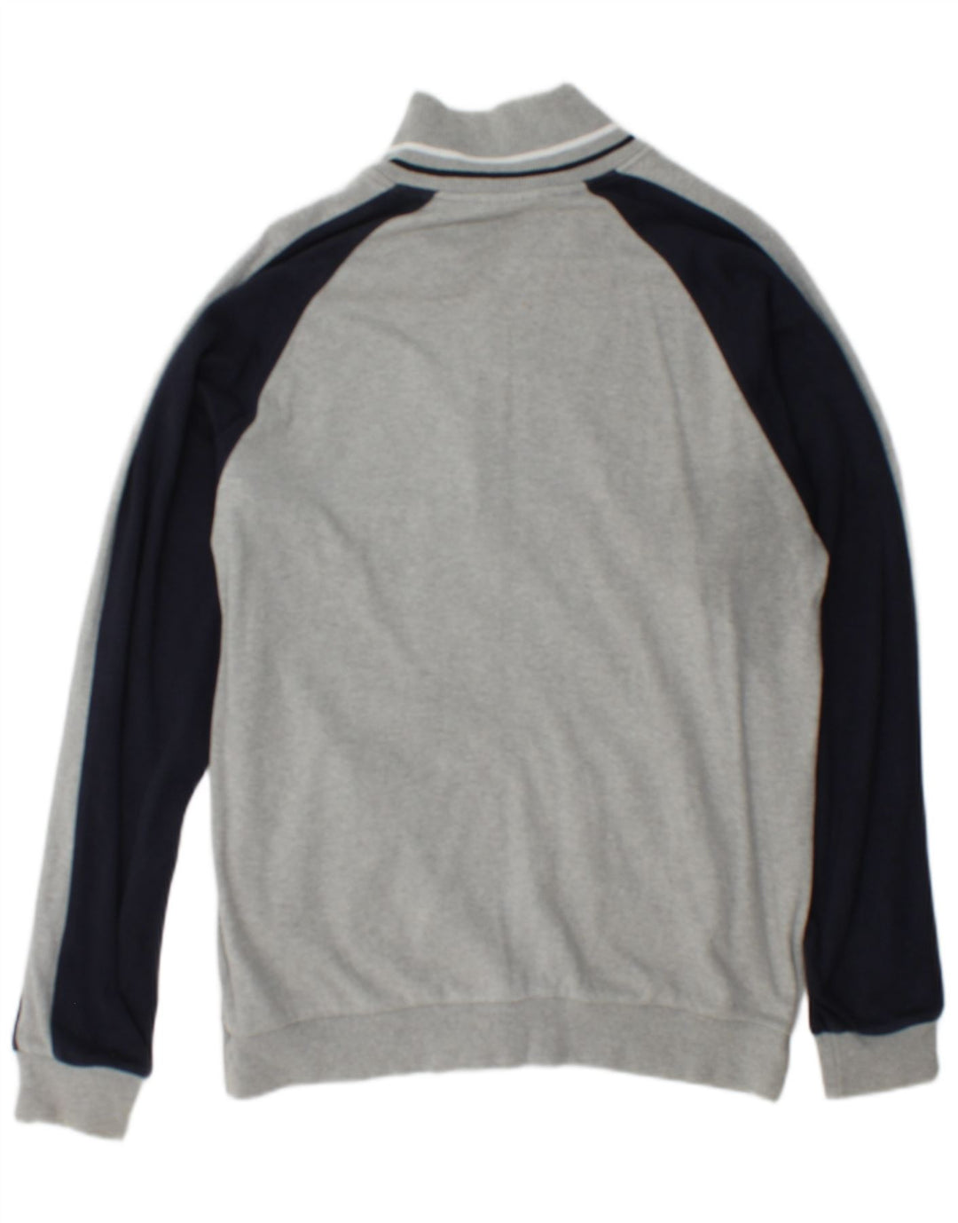 Champion Mens Tracksuit Top Jacket Large Grey Colourblock Cotton