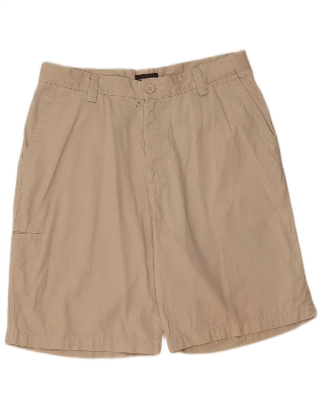 Dockers Mens Cargo Shorts W34 Large Beige Cotton