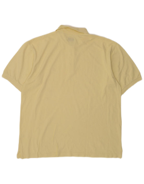 Tricou polo Invicta pentru bărbați, bumbac galben 2XL