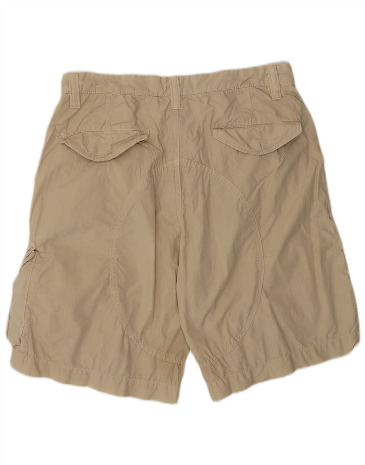 Zara Mens Cargo Shorts EU 42 Large W32 Beige