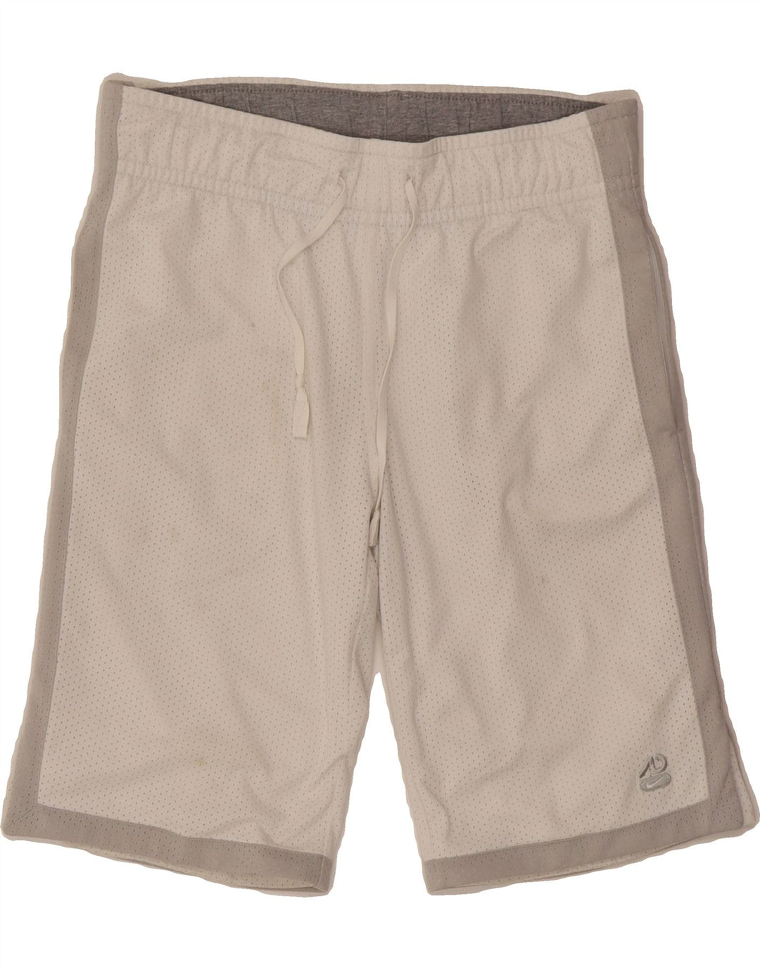 NIKE Mens Sport Shorts Small  White Colourblock Polyester Vintage Nike and Second-Hand Nike from Messina Hembry 