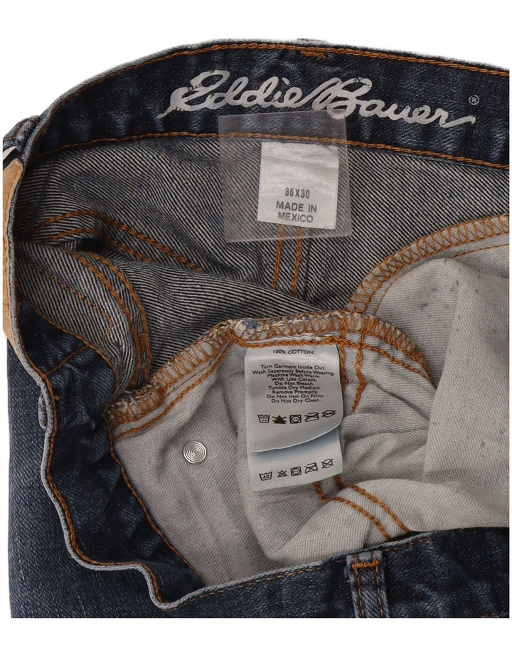 Eddie Bauer Mens Straight Jeans W36 L30 Blue Cotton