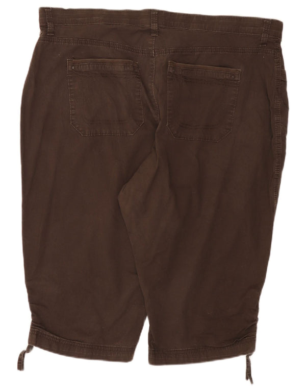 Pantaloncini casual da donna Lee US 20 3XL W40 Cotone marrone