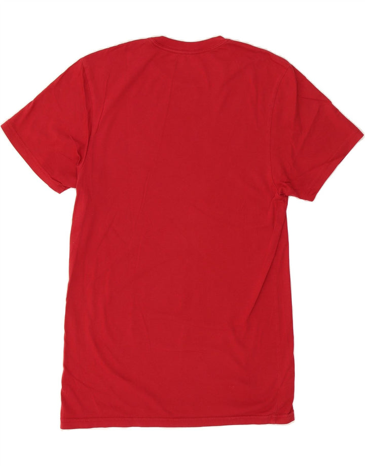 VANS Mens Custom Fit Graphic T-Shirt Top Medium Red Cotton Vintage Vans and Second-Hand Vans from Messina Hembry 