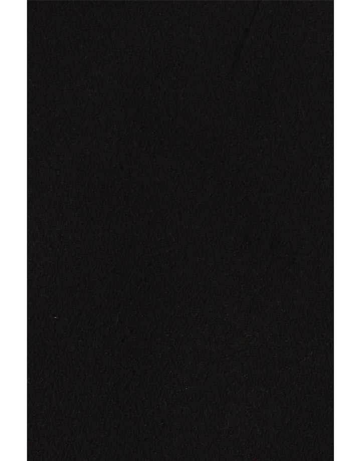 Cappotto doppiopetto vintage da donna UK 14 medio nero