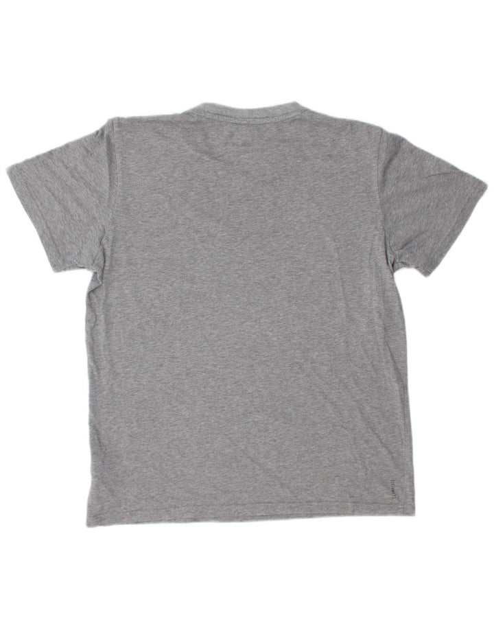 Adidas Herren T-Shirt Top mittelgraue Baumwolle