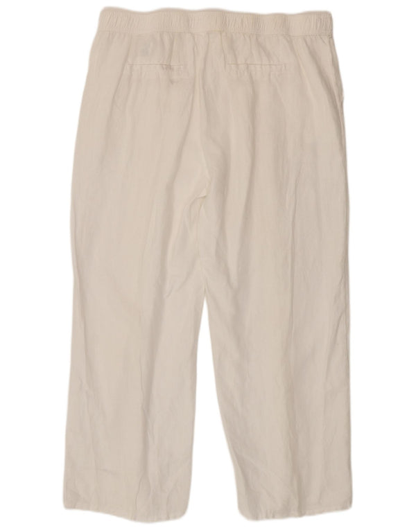 Женские прямые брюки чинос Marks & Spencer UK 20 2XL W40 L28 белые