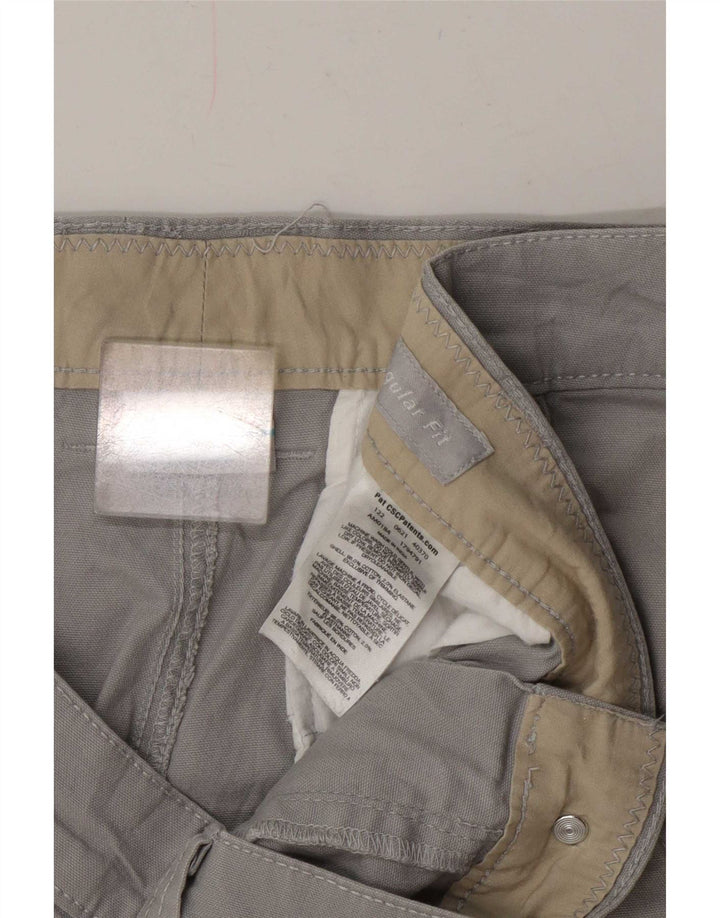 Columbia Mens Regular Fit Cargo Shorts W36 Large Blue Cotton