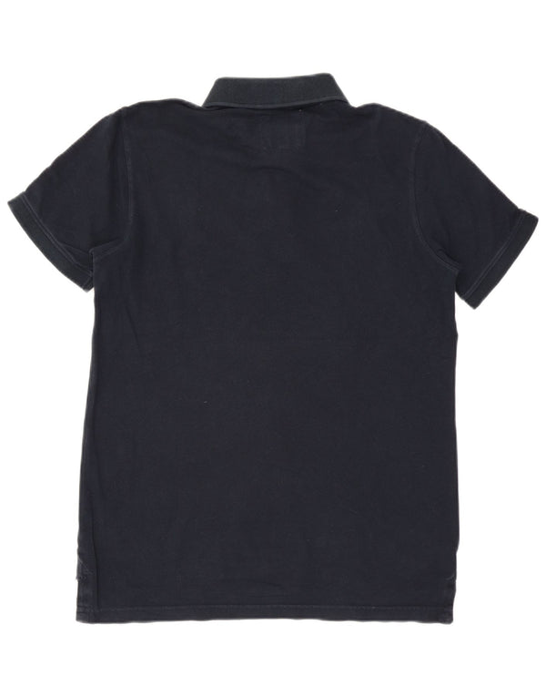 Besætningstøj Herre poloshirt Medium marineblå bomuld