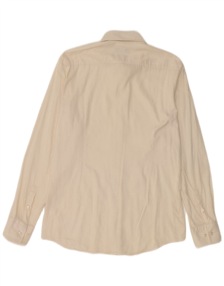 Hugo Boss Herre Slim Fit skjorte EU 40 Medium White