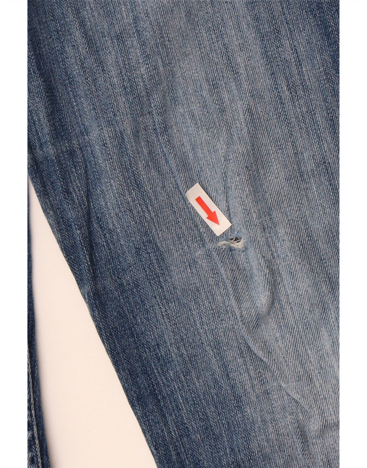 Lee Mens Powell Straight Jeans W34 L34 Blue Cotton