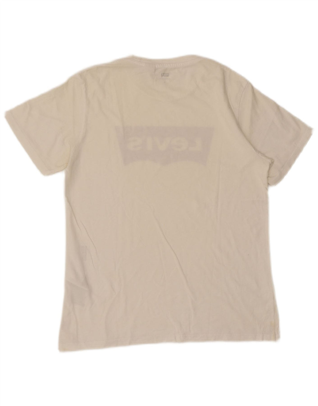 Levi's Mens Graphic T-Shirt Top Small White Cotton