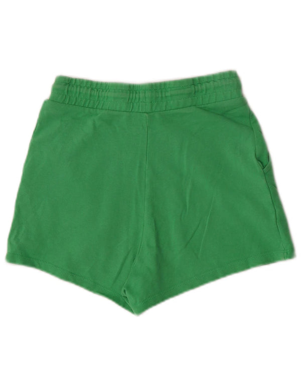 Pantaloncini sportivi Zara da donna UK 8 piccoli in cotone verde