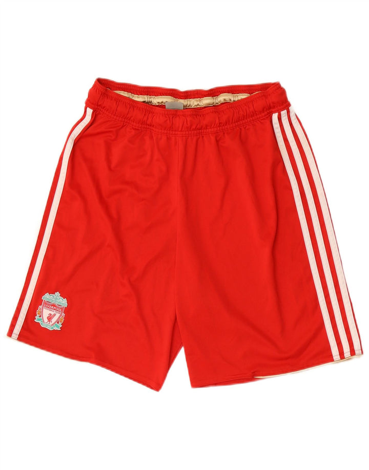 Adidas Mens Liverpool Sport Shorts Médio Poliéster Vermelho