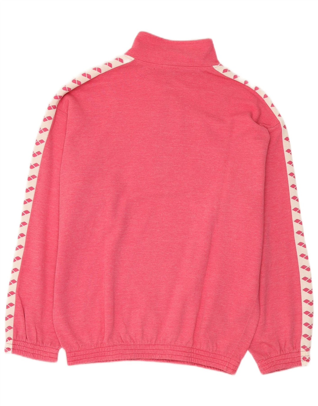 Arena Mens Graphic Full Tracksuit Medium Pink Colourblock Cotton