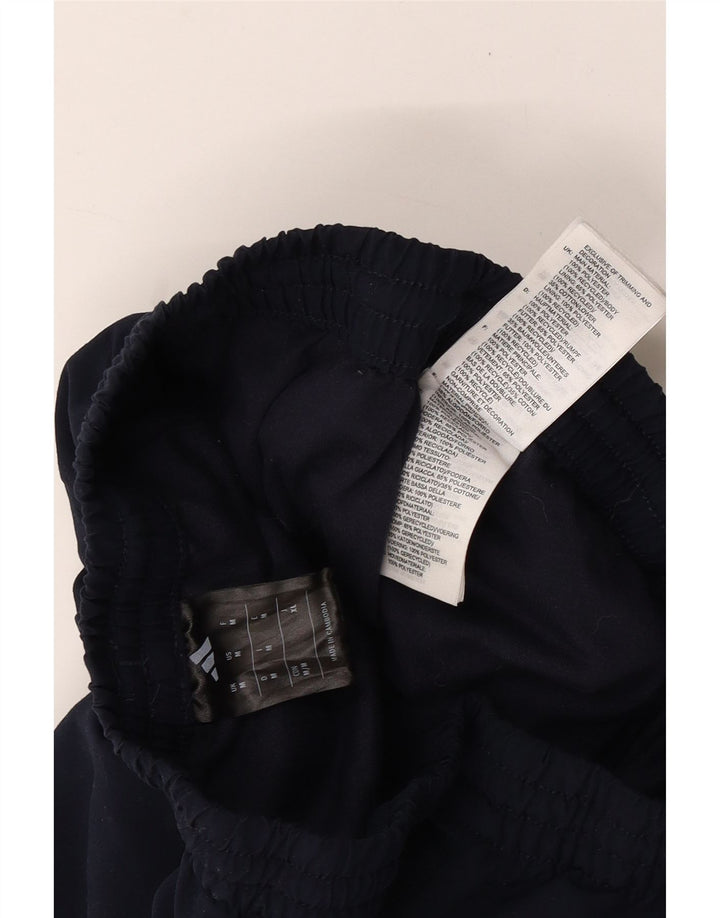 Adidas Womens UK 14 Medium Navy Blue Polyester