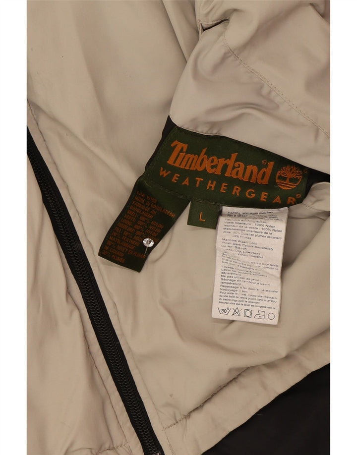 Giacca imbottita reversibile da uomo Timberland UK 40 Large in nylon nero