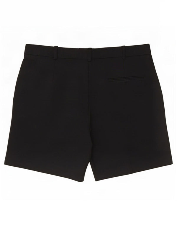 Zara Γυναικείο Ψηλόμεσο Σορτς Chino Μεγάλο W30 Μαύρο Βαμβακερό