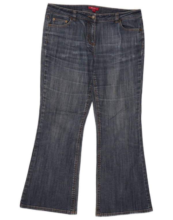 Monsoon Schlagjeans für Damen, UK 14, Größe L, W35, L29, Blau, Baumwolle