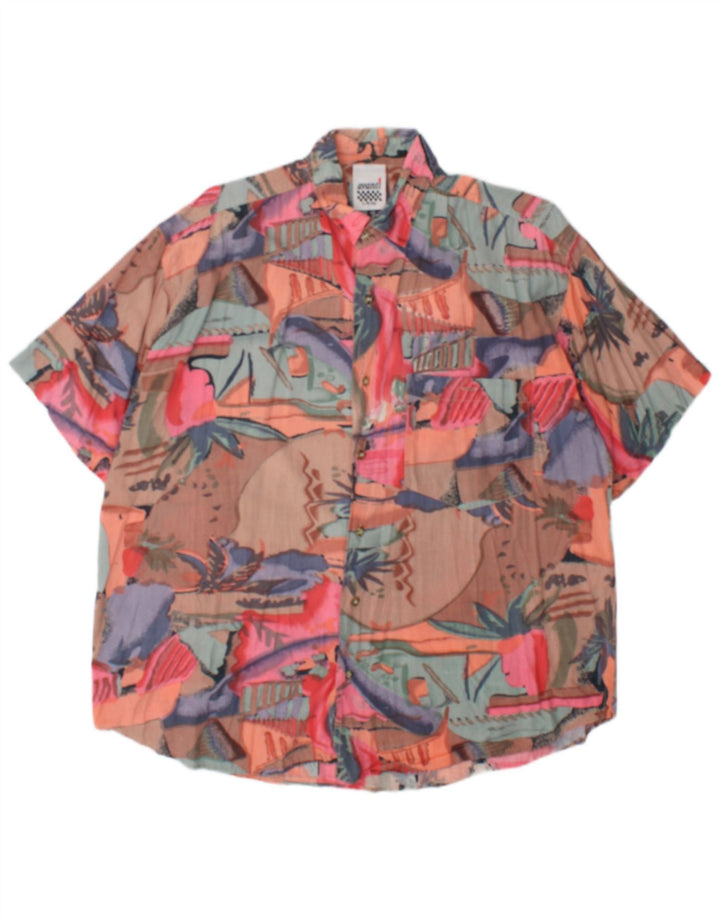 Avanti Mens Abstract Pattern Shirt Size 41/42 Large Multicoloured