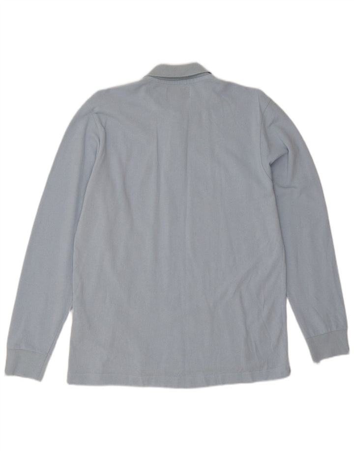 Kappa Langærmet Polo Shirt til mænd mellemblå bomuld