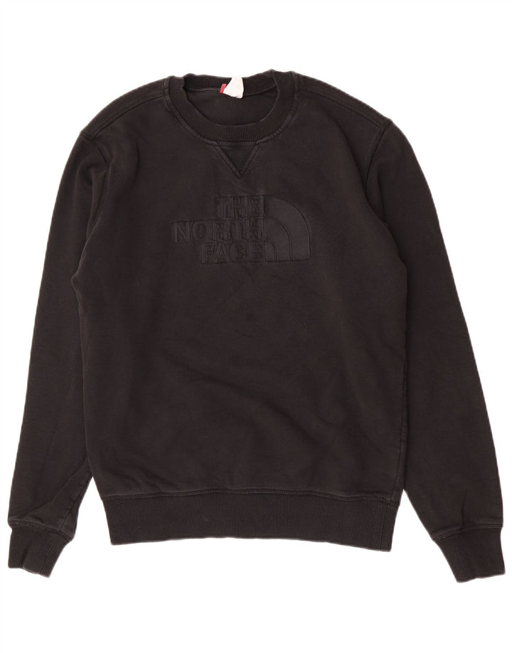 The North Face Herre Grafisk Sweatshirt Jumper Medium Sort Bomuld