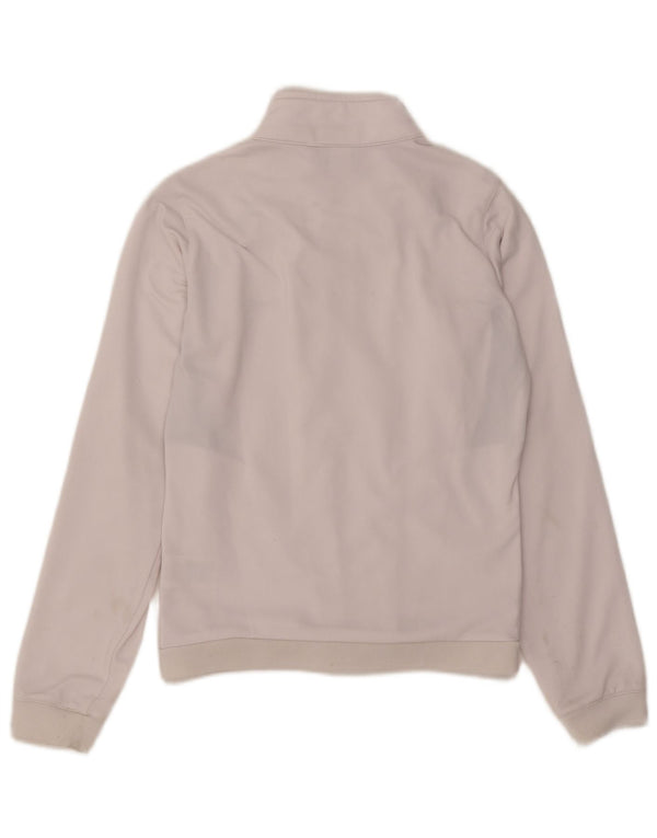 Giacca da tuta da donna Reebok UK 12 Medium White Colourblock Poliestere