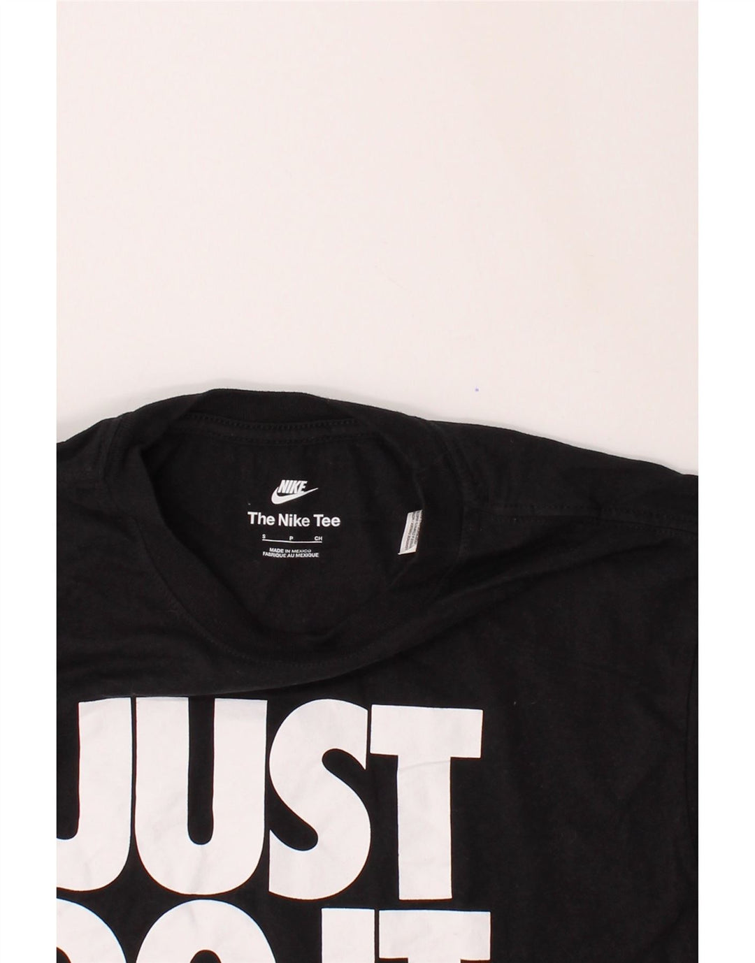 NIKE Mens Graphic T-Shirt Top Small Black Cotton Vintage Nike and Second-Hand Nike from Messina Hembry 
