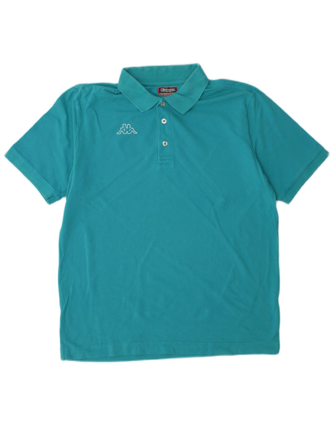 KAPPA Mens Polo Shirt XL Turquoise