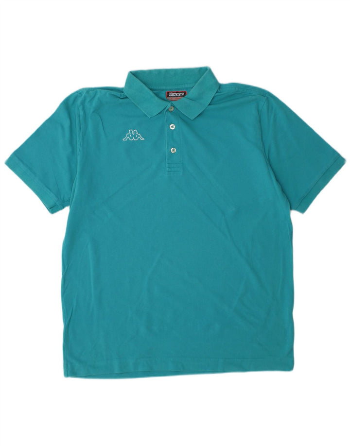 KAPPA Mens Polo Shirt XL Turquoise