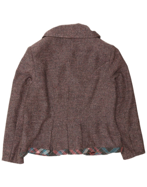 Jaqueta blazer feminina Joe Browns com 5 botões Reino Unido 18 XL cinza poliéster