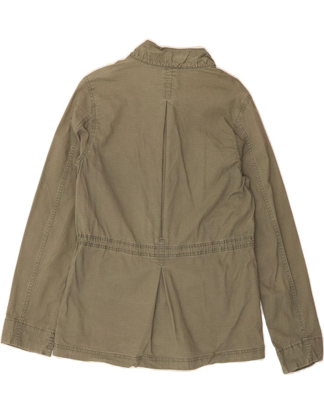EDDIE BAUER Womens Military Jacket UK 10 Small Khaki Cotton Vintage Eddie Bauer and Second-Hand Eddie Bauer from Messina Hembry 