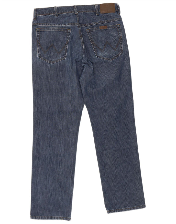 Jeans dritti da uomo Wrangler W32 L30 Blu