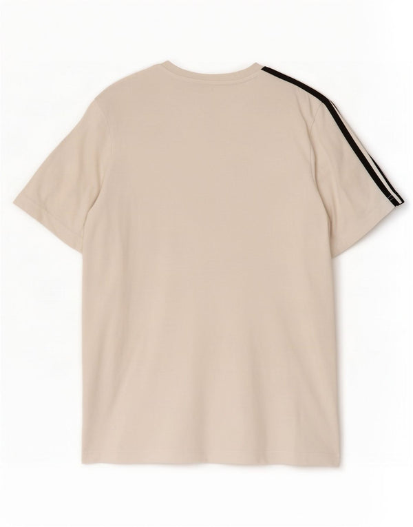 T-shirt da uomo Adidas Top in cotone bianco medio