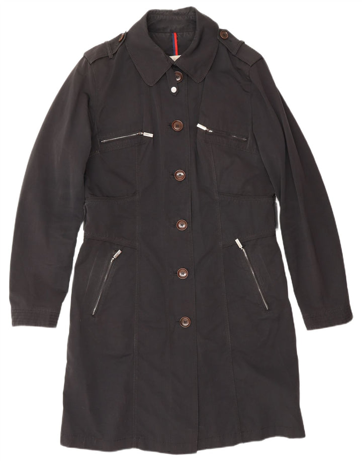 MONCLER Cappotto da donna taglia 4 XL Nero poliestere classico